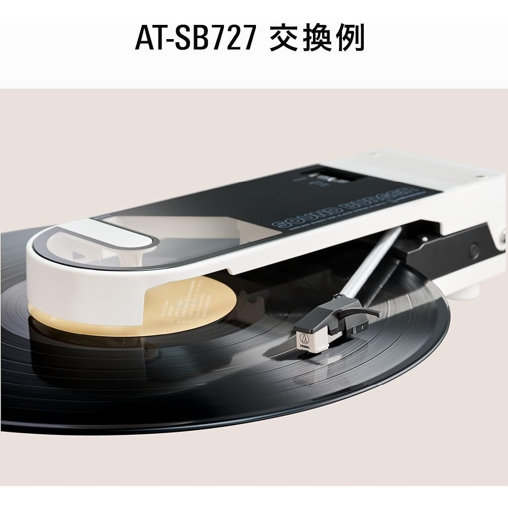 Сменная игла Audio-Technica ATN3600LC [Оригинал для внутреннего рынка] Картридж для проигрывателя винила Склеенная коническая игла Белая Совместима с AT-LP60X, A