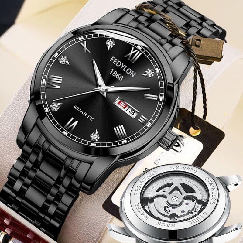 Новые полностью автоматические немеханические часы с турбийоном, светящиеся водонепроницаемые часы для мужчин с циферблатом-чехлом, высококачественные часы