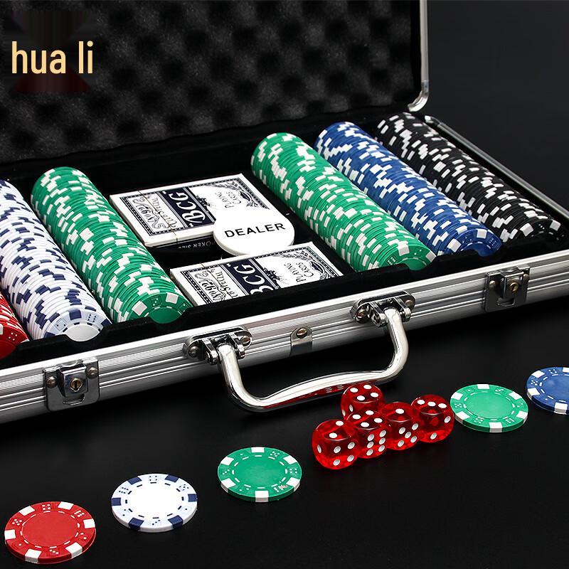 Профессиональный набор фишек для покера из глины