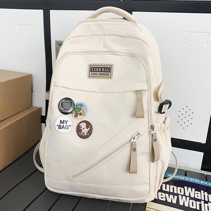 School Bag Elementary School Girl Junior High School Student High School Student College Boy Burgundy Backpack Backpack