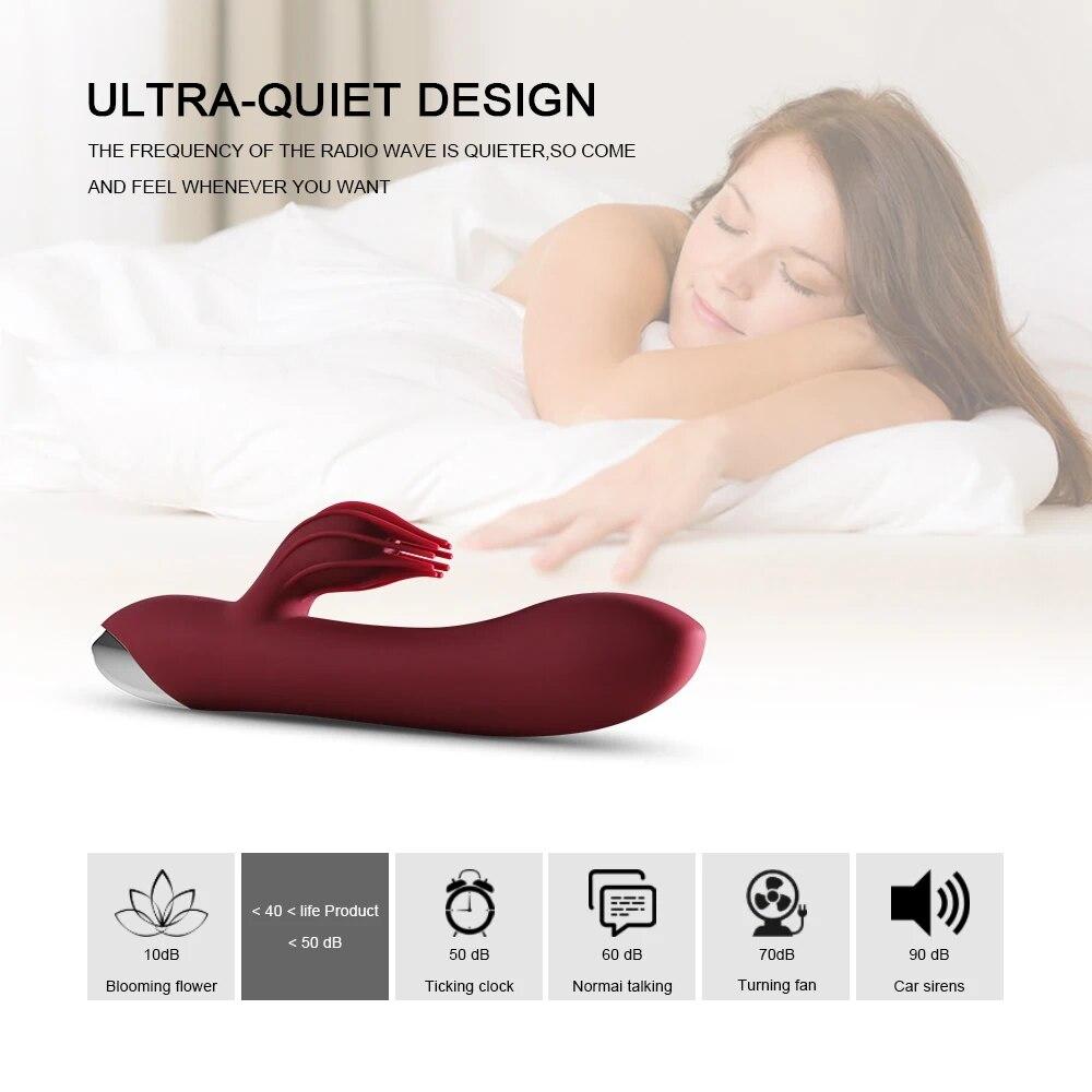 Vibrator Soft Silicone Dildo Realistic Rechargeable Vibrators for Women Clitoral Stimulator Female Masturbation Adult Sex Toys