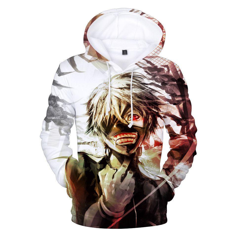 Unisex Tokyo Ghoul Hoodie With 3d Print Design And Casual Cosplay Costume Appeal