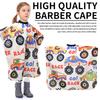 Детский мультяшный автомобиль Парикмахерская накидка Профессиональная накидка для стрижки Салон Парикмахерская Обертывание Платье для стрижки Уход за волосами Принадлежности для укладки