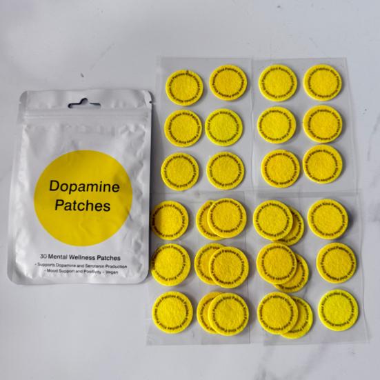 30 шт./уп. Патчи дофаминовые для ежедневного психического благополучия, веганские, для поддержки настроения и мотивации, натуральные полынные, GLP-1 для контроля веса, жиросжигающие патчи