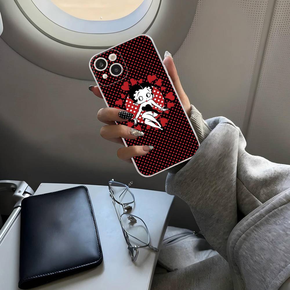 B-Bettys Boops For IPhone 17 Air 16 Pro Max 15 14 13 12 11 Plus Phone Case