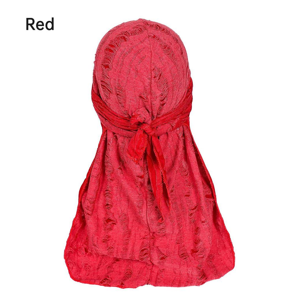 Эластичная повязка на голову с пиратской шляпой-хвостом для мужчин Durag