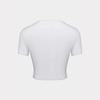 Women's Slim Fit Hot Girl Style Cropped Tee - Clown Face Print
