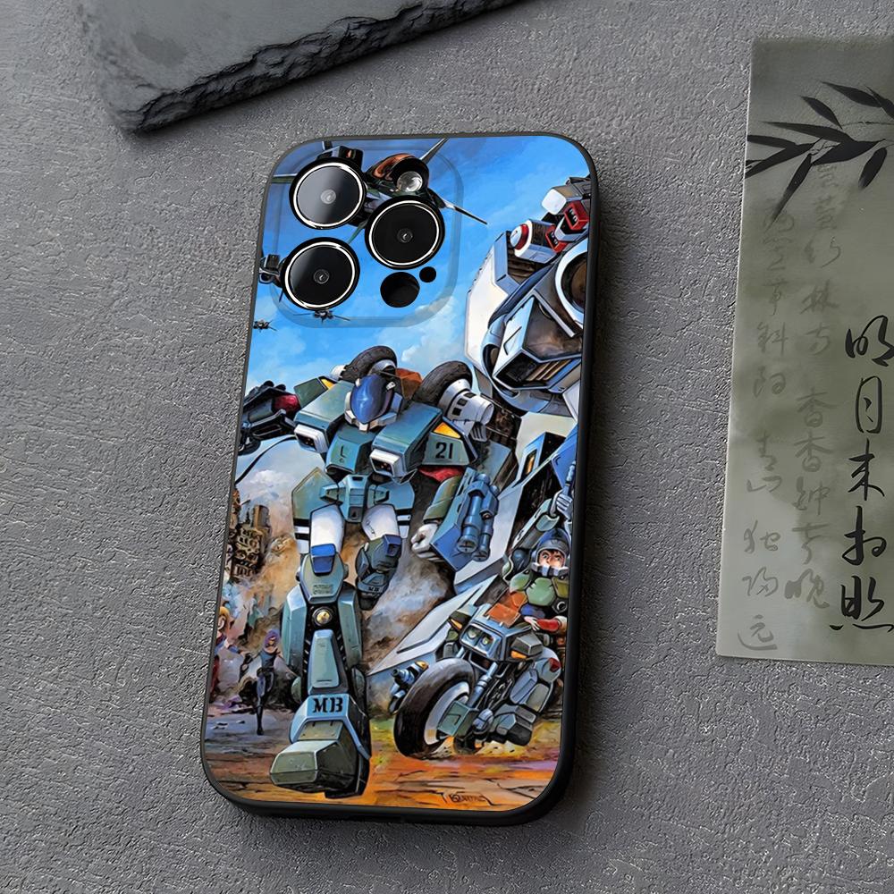 R-Robotech Robert Macross Phone Case Funda For Iphone 13 17 16 11 15ProMax 14 12 Pro Xs Max Mini Xr X 7 8 6 6s Plus Covers