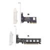 Адаптер Dual M.2 PCIE 4.0 на 4/1 Порт 16x PCIE Съемный к 1/4 Oculink Разветвитель Bifurcation Card для EGPU Док-станция для внешней видеокарты