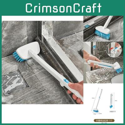 ПП Нейлоновая щетка для пола ванной комнаты со складной конструкцией для чистки плитки и затирки