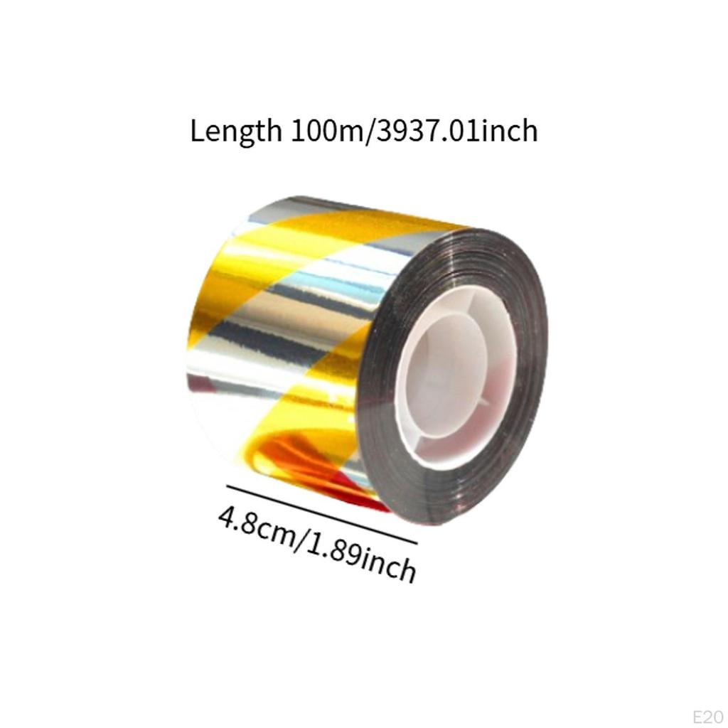 Лента для отпугивания птиц, светоотражающая, предотвращает нападение птиц, двухстороннее средство отпугивания