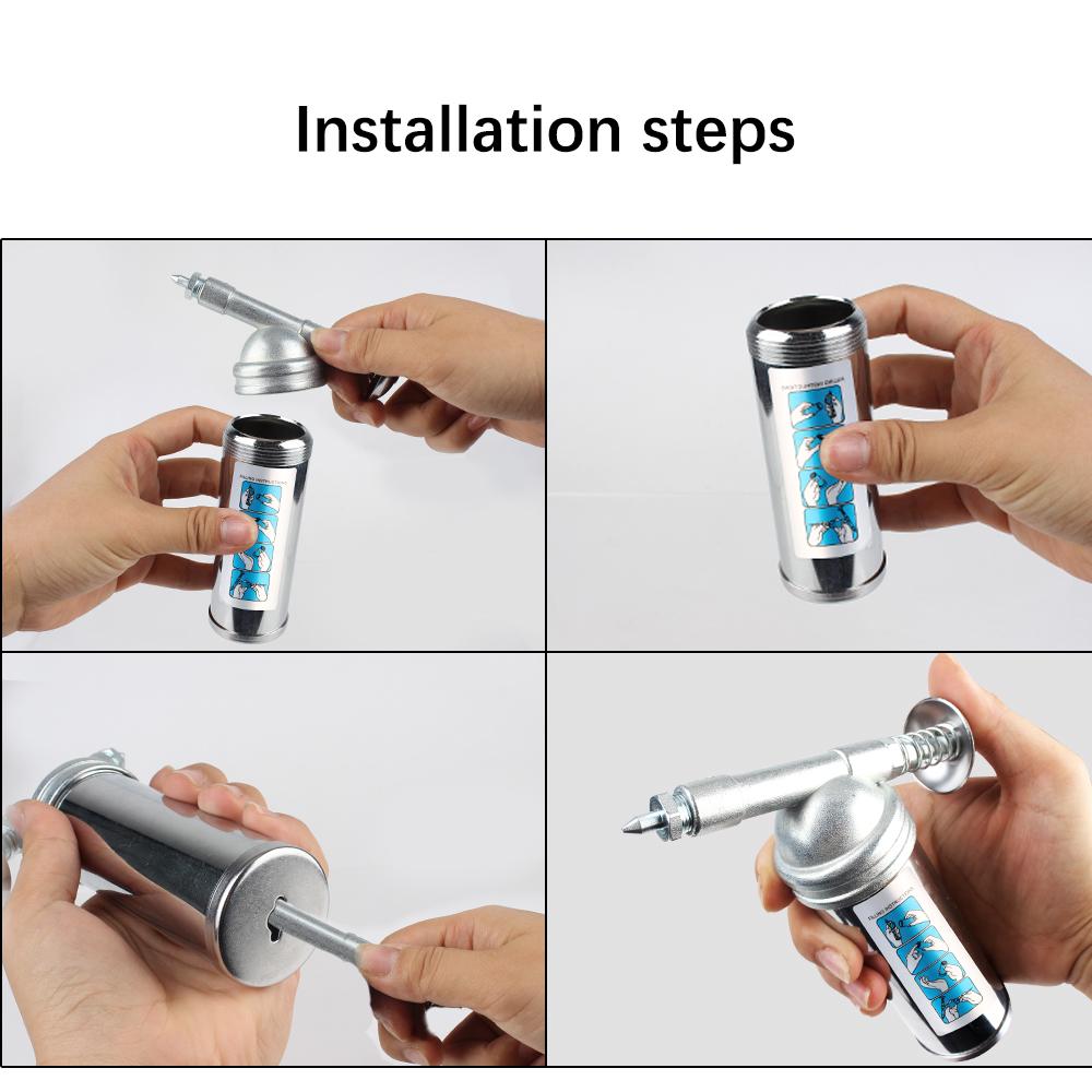 80CC Grease Gun Hand Pumping Filling Machine Oiler Refuel Tools 1000PSI High Pressure Car Grease Injector Auto Oil Pistol Pumps