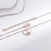 Ожерелье с бантом Fritillary, универсальное женское корейское, версия Mori Girl Heart Girlfriend, ожерелье