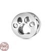 Animal Collection Dangle 925 Sterling Silver Pave Monkey Charm Beads Fit Original  Bracelet DIY Jewelry Making For Women