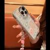 Bow striped Kitty for Apple 17 mobile phone case iPhone16Pro laser 14 flash diamond stars 15 sets