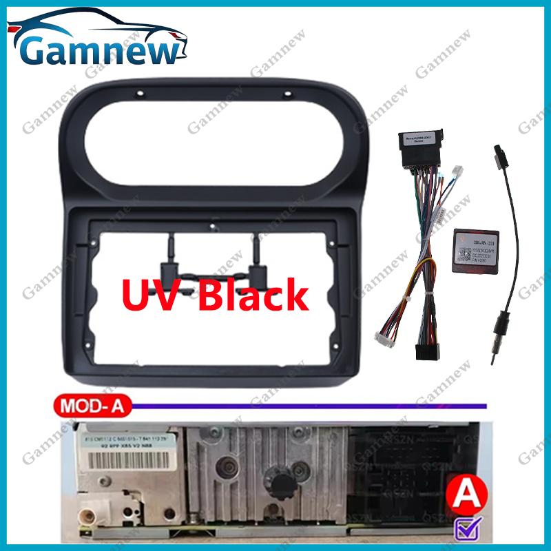 9 Inch Car Frame Fascia Canbus Box Adapter Android Radio Dash Fitting Panel Kit For Renault Twingo 2005-2013