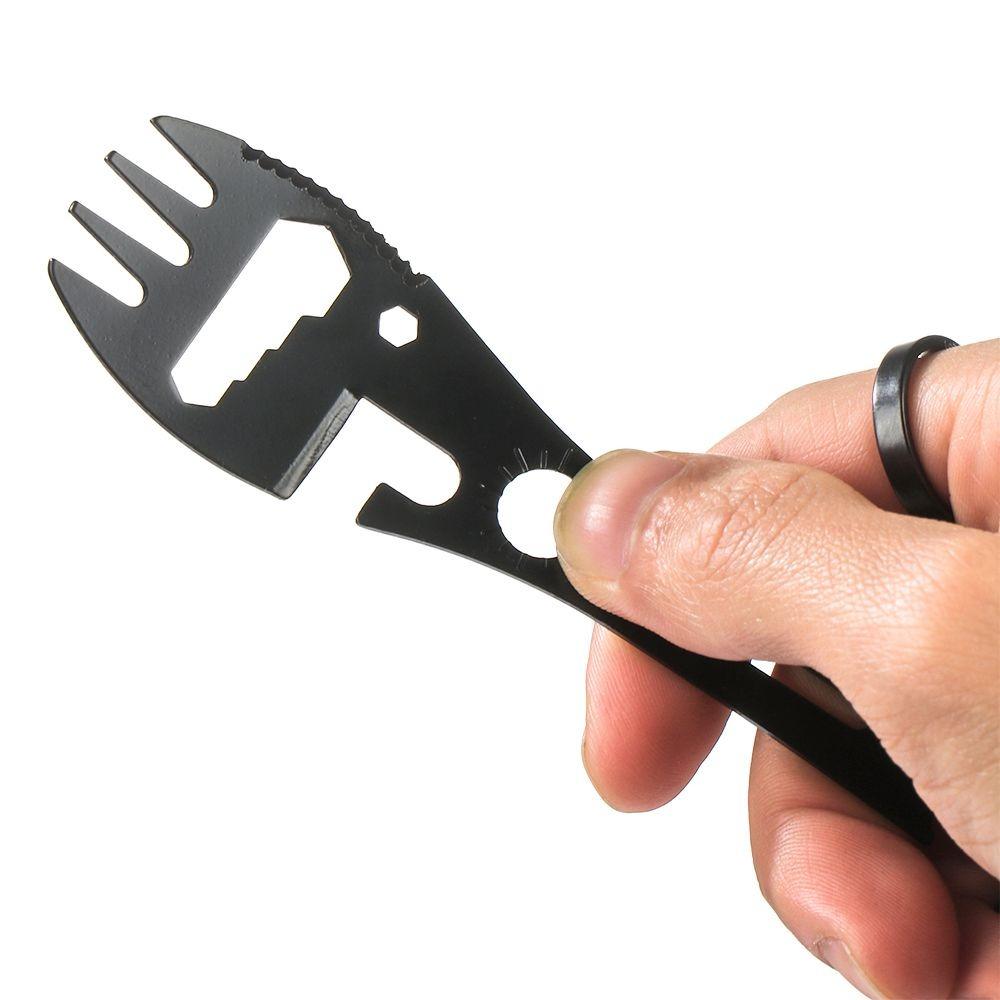 Multi-function Bottle Cans Opener Stainless Steel Multifunctional Spork  EDC Survival