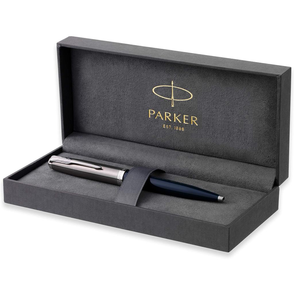 Parker Ballpoint Pen 51 Midnight Blue CT Medium Point Oil Based Gift Box Genuine Imported Product 2123505Z