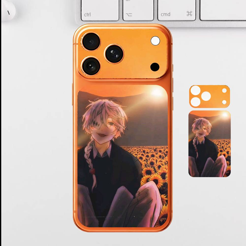 Н-Николай Гоголь Bungou Plain Наклейка-Скин для iPhone17 Pro Max Задняя Пленка Чехол Обложка Защита от царапин Прочная Наклейка