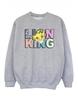 Girls The Lion King Pattern Logo Sweatshirt
