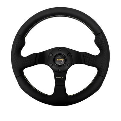 Рулевое колесо MOMO RACE NOTO ЧЕРНЫЙ/ЗОЛОТОЙ, 320 мм, AL01
