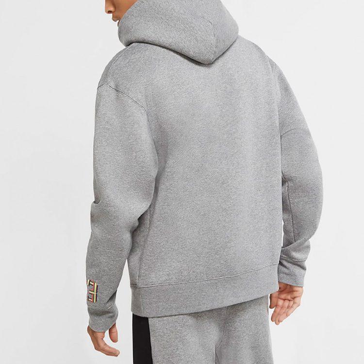Jordan Sweatshirts Men's Gray Hooded Moderate Regular CK9573-091