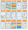 Traceease Educational Poster For Elementary School, Pack Of 25 Laminated Kids Learning Posters Great for Classroom  HomeSchool