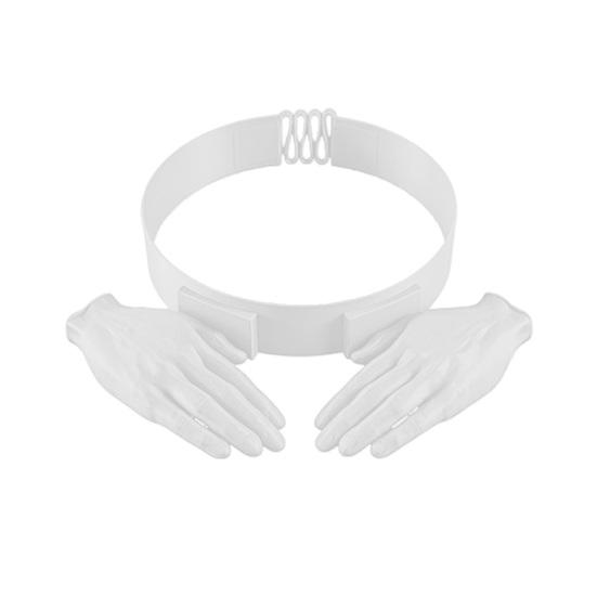 Sun Hat Ultra-Lightweight Adjustable Fit Palm Shaped Summer Hat Hands-Free Sun Visor Headband Outdoor Sun Protection