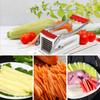 Ручной картофелерезка Фритюрница из нержавеющей стали Картофелерезка Огурец Морковь Ручной слайсер для овощей Кухонный резак Инструмент для картофеля