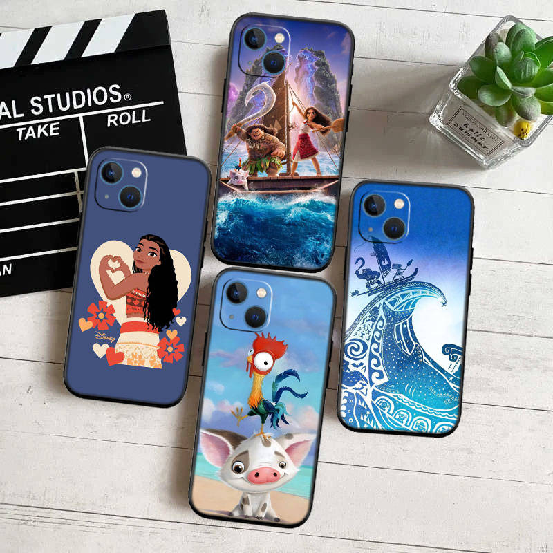 Чехол для телефона II14 Moana для iPhone 6 6s 7 8 11 12 13 14 15 XS Pro Max XR X SE Samsung S20 S21 S22 S23 S24 FE Ultra Plus Lite S21S A55
