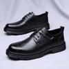 Обувь для мужчин Кожаные повседневные туфли на шнуровке оксфорды весна осень уличные кроссовки мужские дышащие мужские туфли Zapatos De Hombre