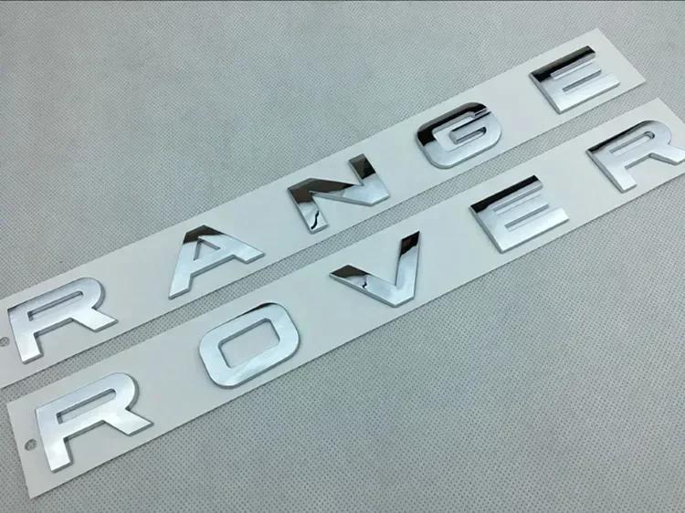 Abs Car Front Hood Tailgate Sticker Rear Trunk Emblem for Land Rover Evoque Range Rover Vogue Velar SV L405 L322 2 3 4 Sport FG7