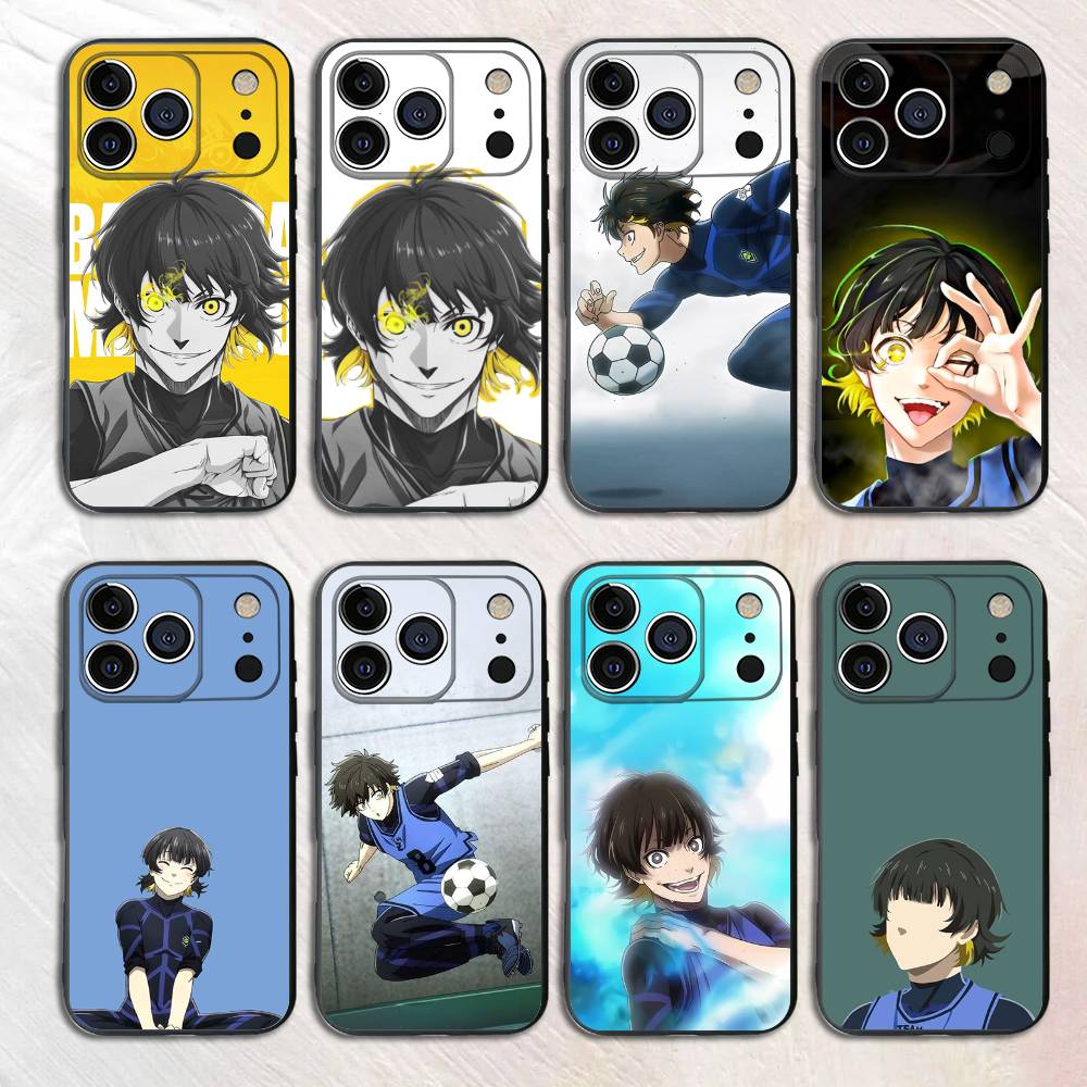Милый Силиконовый Чехол Для Телефона B-Bachira Meguru Для iPhone 17,16,15,14,13,12 X XS Plus Pro Max Ударопрочный Мягкий Чехол