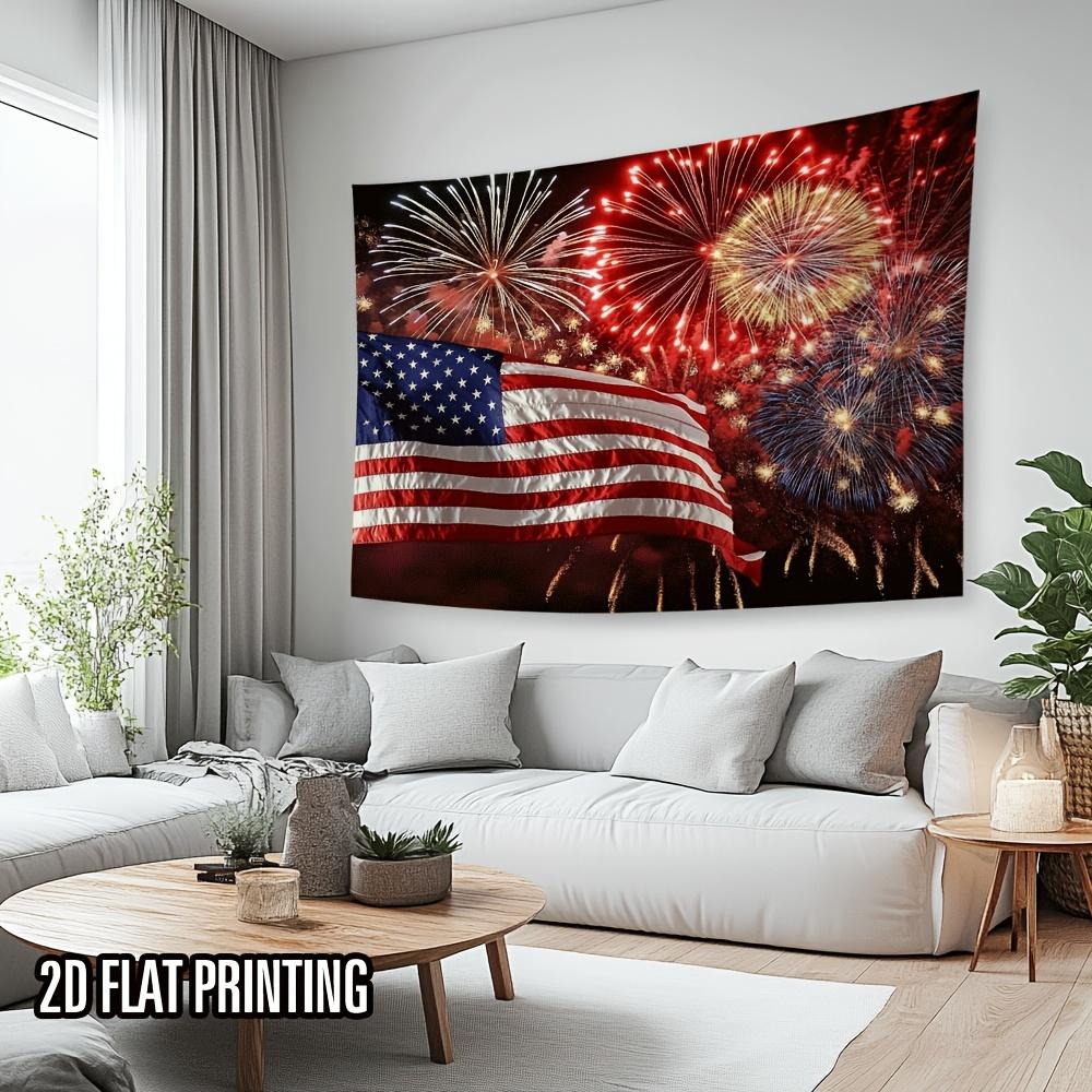 American Flag Tapestry Living Room Decoration Independence Day Party Patriotic Background Wall Room Decoration