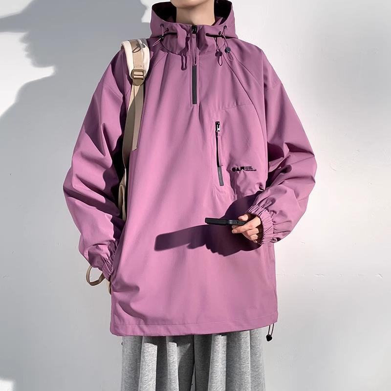 Мужская куртка с капюшоном, весенне-осенняя, новая, повседневная рабочая куртка, водонепроницаемая куртка