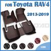 Car Floor Mats For Toyota RAV4 Non-Hybrid 2013 2014 2015 2016 2017 2018  Custom Auto Foot Pads Interior Accessories