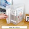 Transparent A4 File Folder File Organizer Box School Office Supplies Document Bag Household Certificate File Stationery Simple