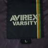 AVIREX VARSITY Длинный рукав Пуховик L черный Мужской Б/у