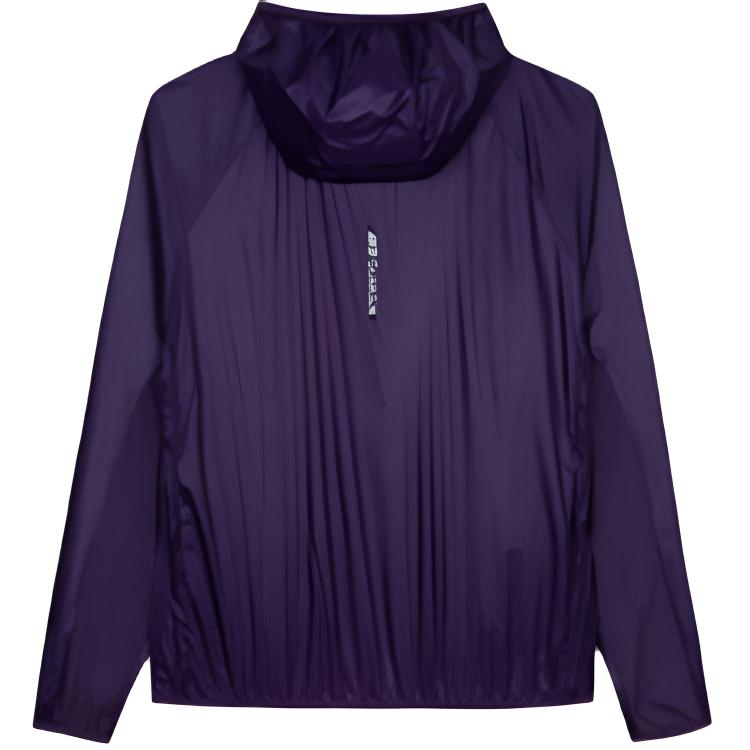 Anta Outdoor Series Solid Color Zip-Up Hooded Comfortable Breathable Sports Jacket Unisex Jacket Crimson-Purple 172430602-2