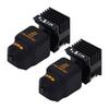 2PCS Hot End Fit for Bambu Lab H2S 3D Printer 0.4mm Nozzle Hotend Kit with 4 Silicone Sleeves