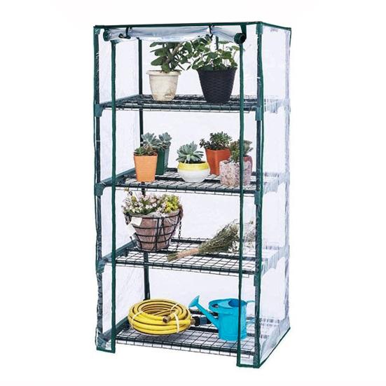 Чехол для теплицы, многоразовый прозрачный чехол с дверью-молнией, водонепроницаемый, с защитой от ультрафиолета, чехол для цветочного сарая для выращивания растений в помещении и на открытом воздухе