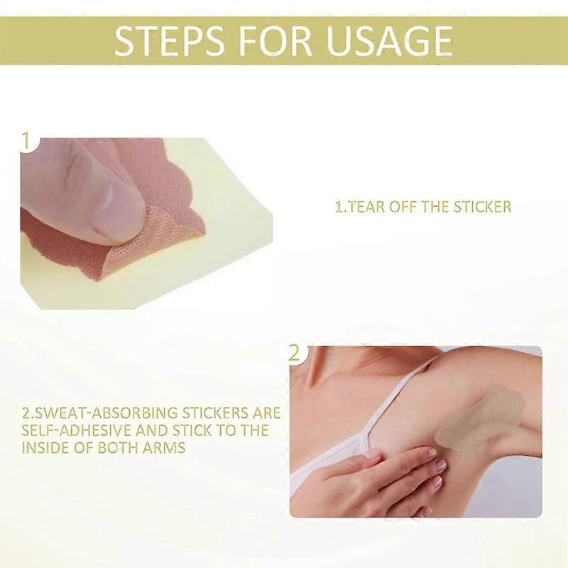 12pcs/set Antiperspirant Underarm Dress Sticker Pads Armpits Sweat Summer Deodorant Patch Men Women Anti Sweating