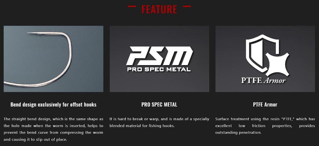 Jackall Hooks Scythe Size 4/0 4/Pack (7495)