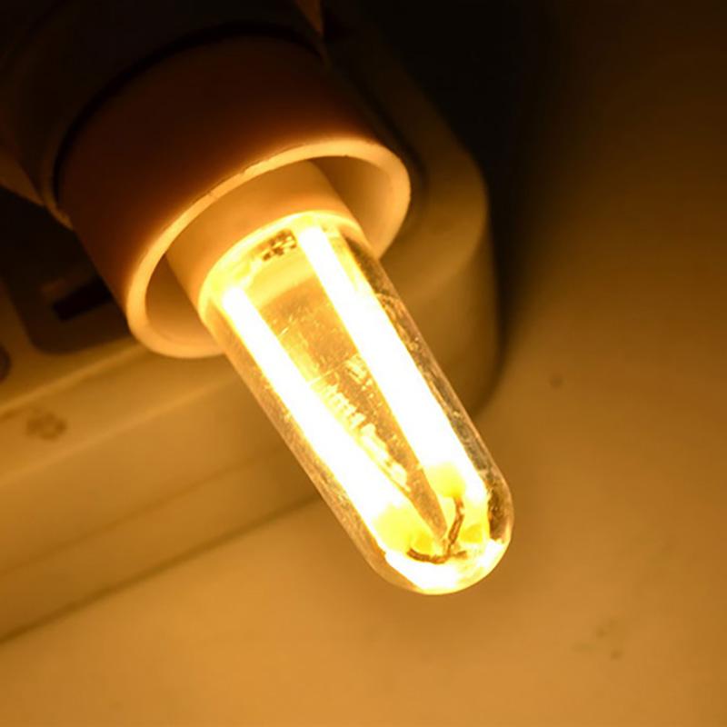 4 шт. ультраяркая светодиодная лампа E12 E14 AC220V 2 Вт 4 Вт, нить накаливания, светодиодная лампа на 360 градусов, заменяет галогенную люстру 40 Вт