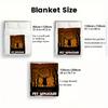 Pet Sematary 2D Flat Pattern Flannel Blanket High quality All Seasons Warmth and Comfort Perfect for Christmas Gifts.SMT0917189