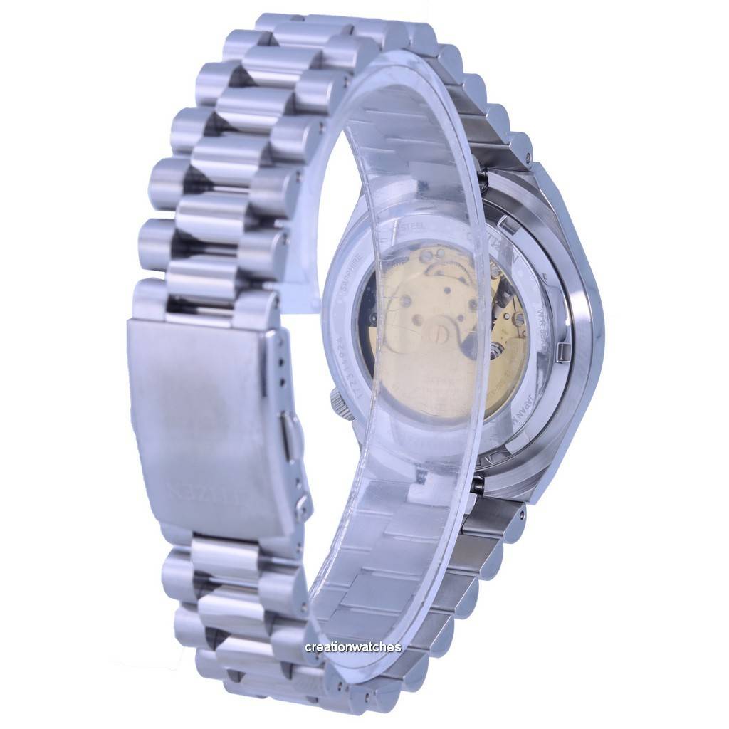 Citizen Black Dial Stainless Steel Automatic NJ0150-81E Mens Watch