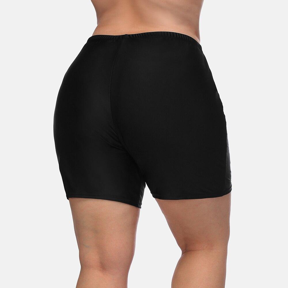 Charmleaks Женские плавки больших размеров с однотонным дном и высокой талией