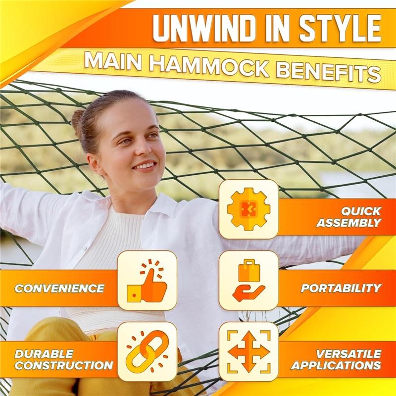 Сетчатые гамаки из веревки для улицы, гамак для сна из нейлона для кемпинга, гамак с большим пределом веса, качели из сетчатого гамака, большие гамаки для улицы из нейлона