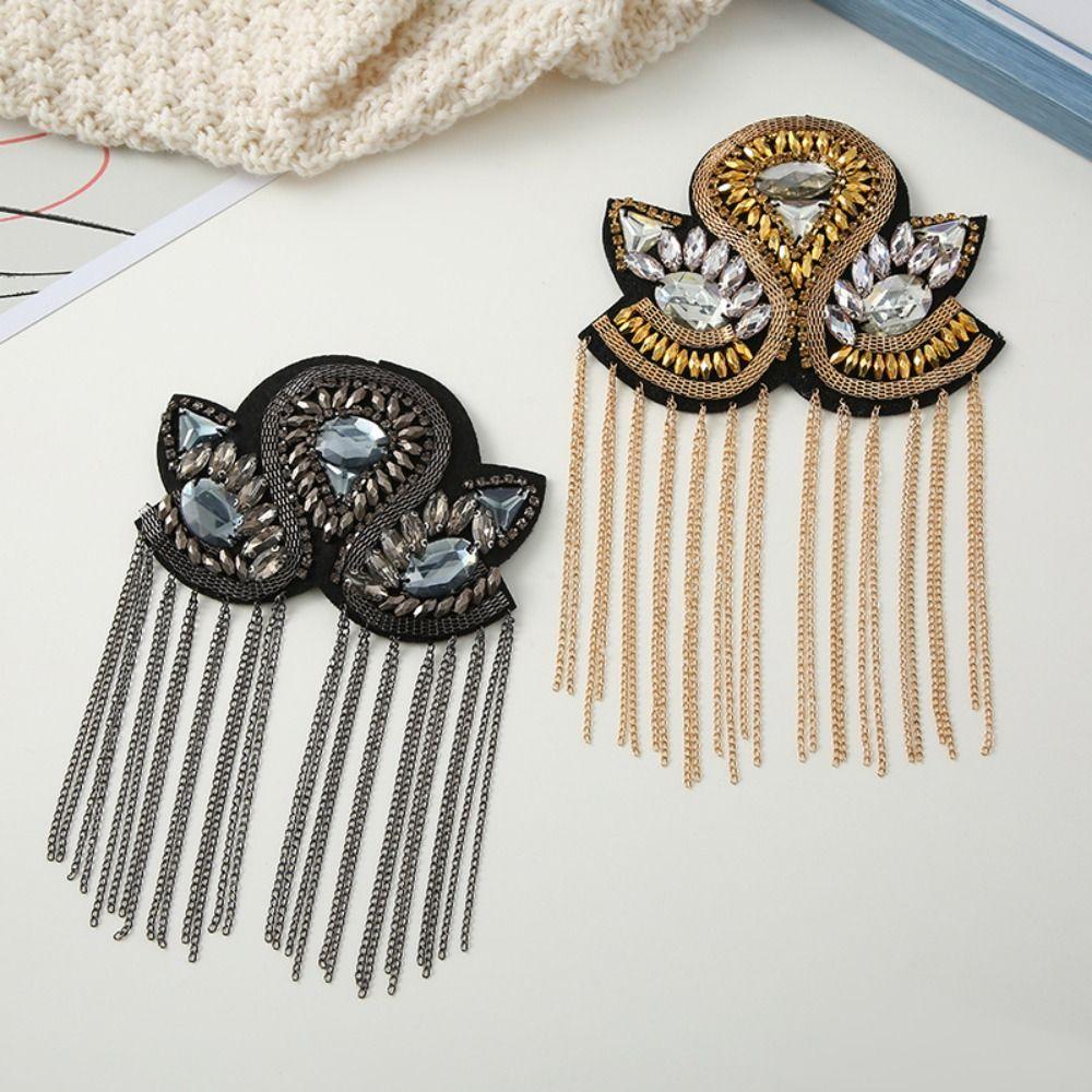 Эполеты бахрома плечевой знак брошь театральный нарукавник ювелирные изделия плечевой костюм