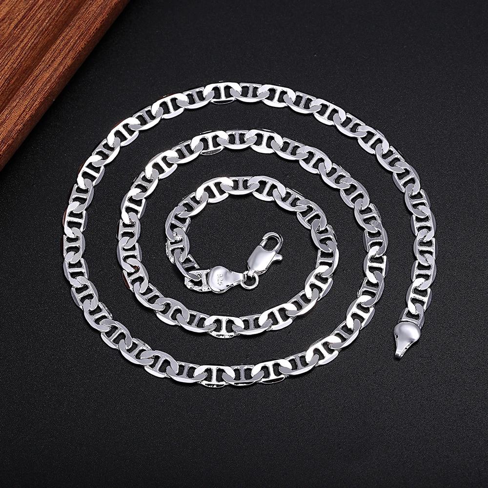 Благородный 45-60см Медный Цельный 6ММ Ожерелье Благородная Роскошь Великолепный Шарм Мода Мужчины Свадебная Вечеринка Женские Украшения